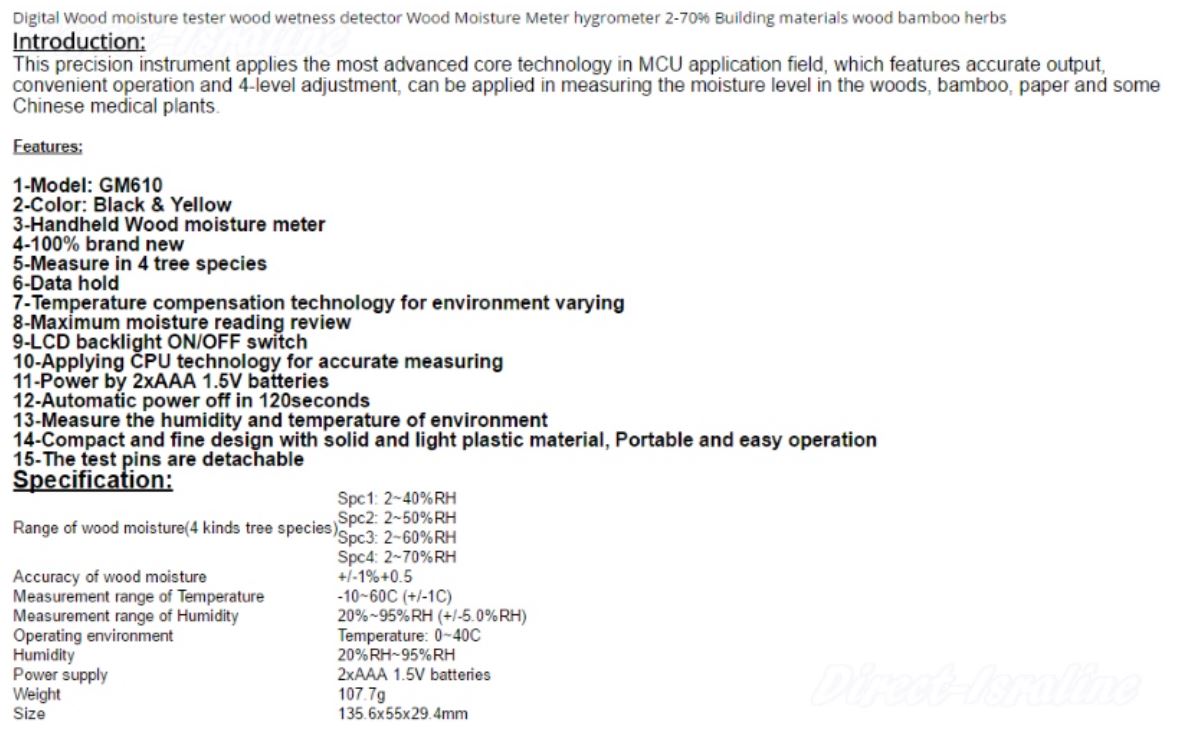 בודק לחות לעץ גלאי לחות כולל אלקטרודות ANIA 610 5 media 31012021104359.jpg?rnd=.4883997?rnd=0